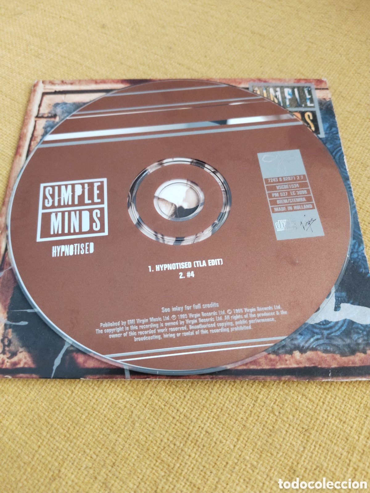 CDs de m&uacute;sica: Simple Minds&nbsp;&ndash;&nbsp;Hypnotised. Cd single 1995 - Foto 3
