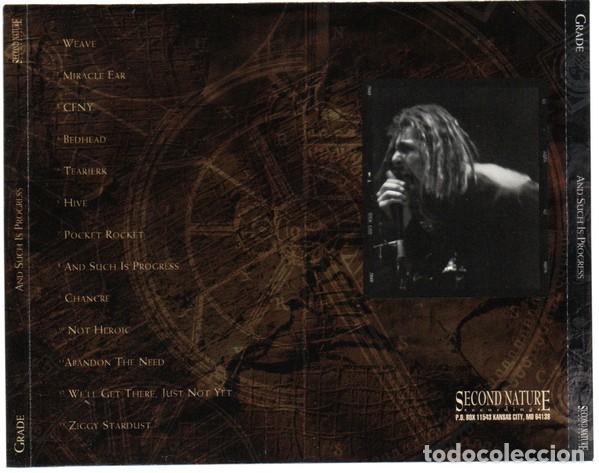 CDs de m&uacute;sica: Grade &ndash; And Such Is Progress - CD - Foto 2