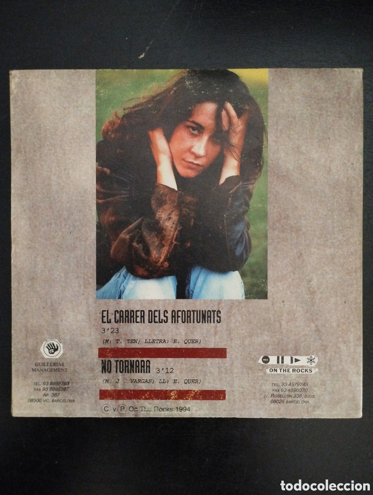 CDs de m&uacute;sica: Emma Quer &ndash; El Carrer dels afortunats. 1994. CD, Single, Em1 - Foto 2