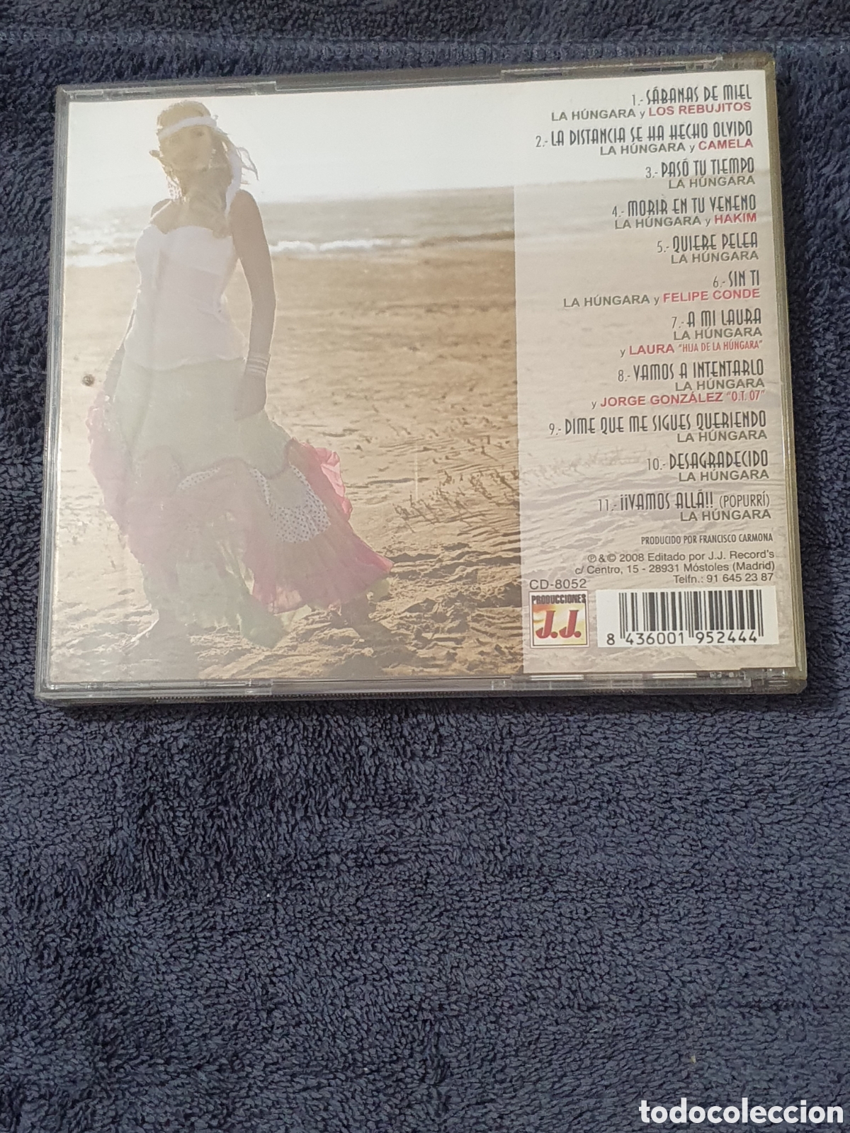 CDs de m&uacute;sica: CD33. La H&uacute;ngara - Morir En Tu Veneno, 2008. - Foto 4