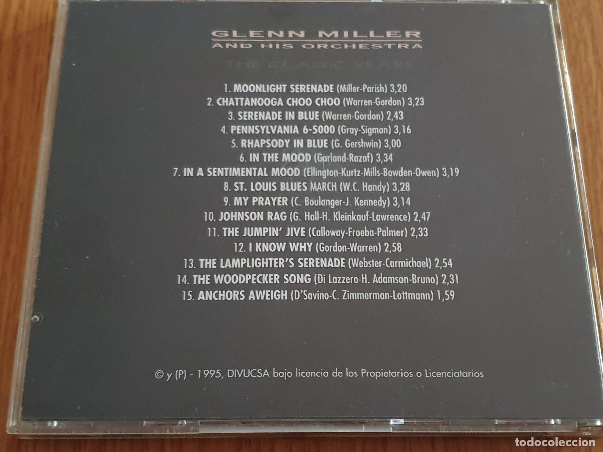 CDs de m&uacute;sica: CD Glenn Miller&nbsp;&ndash;&nbsp;The Classic Years - 1995 - Foto 3