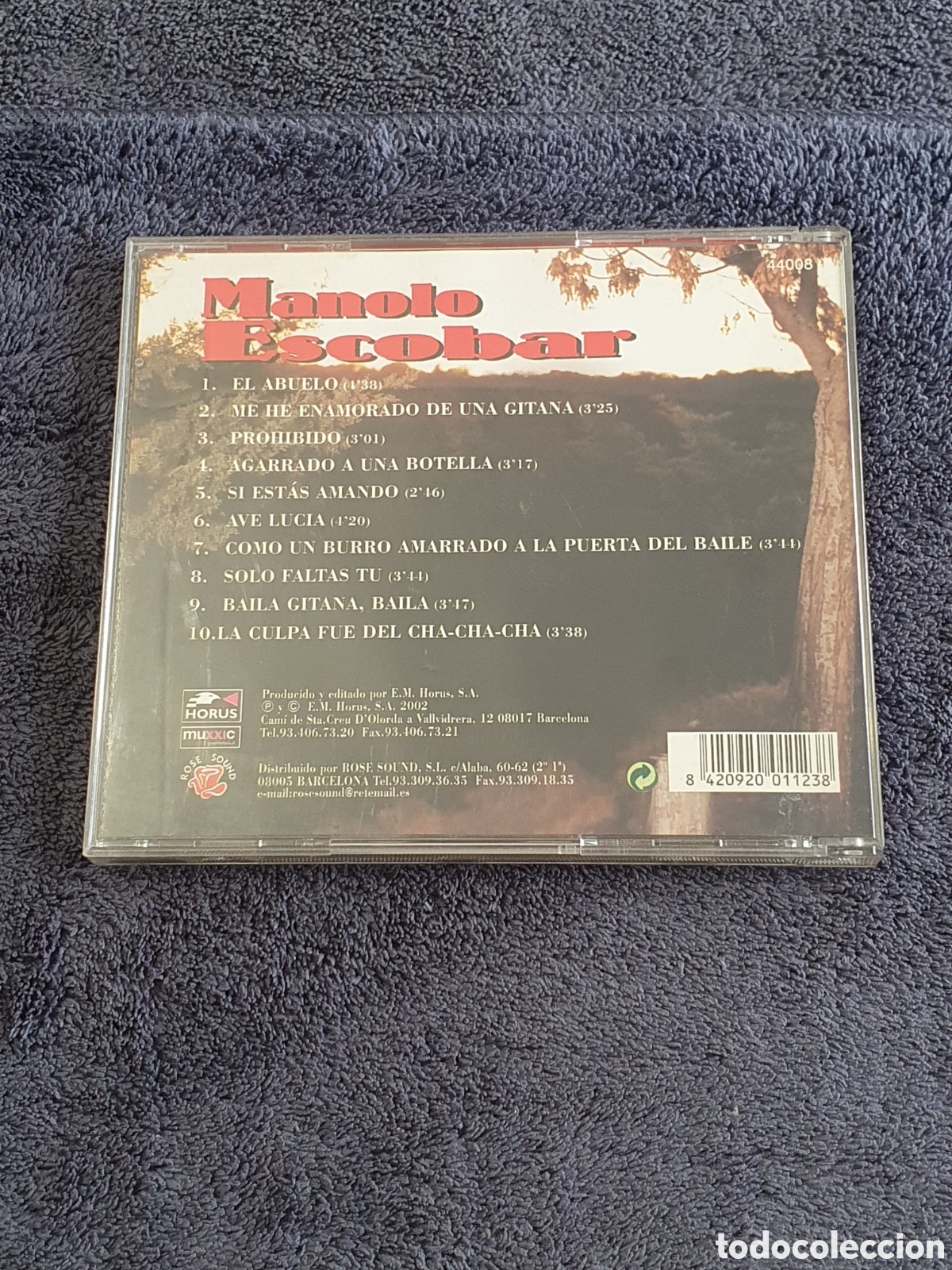 CDs de m&uacute;sica: CD33. Manolo Escobar - El Abuelo 2002. - Foto 4