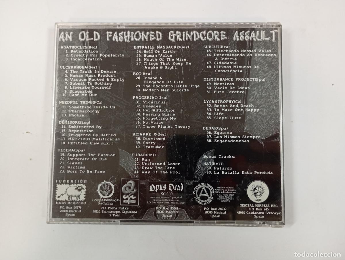 CDs de m&uacute;sica: An Old Fashioned Grindcore Assault Compilation. CD. TDKCD35 - Foto 2