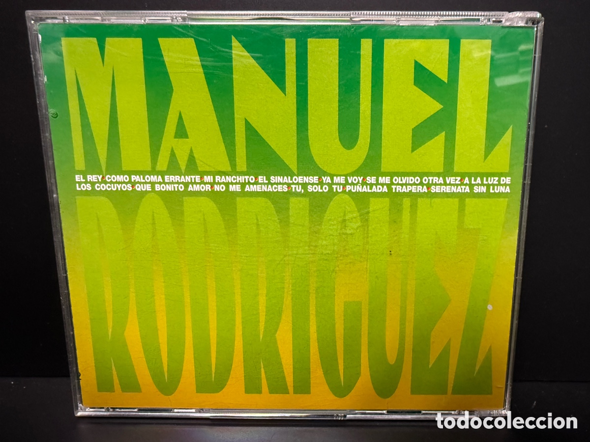 CDs de m&uacute;sica: Manuel Rodr&iacute;guez - El Rey - La Voz de Mexico, Vol. 2 (CD) - Foto 2