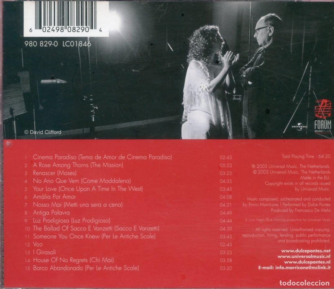 CDs de m&uacute;sica: ENNIO MORRICONE & DULCE PONTES. Focus - Foto 2