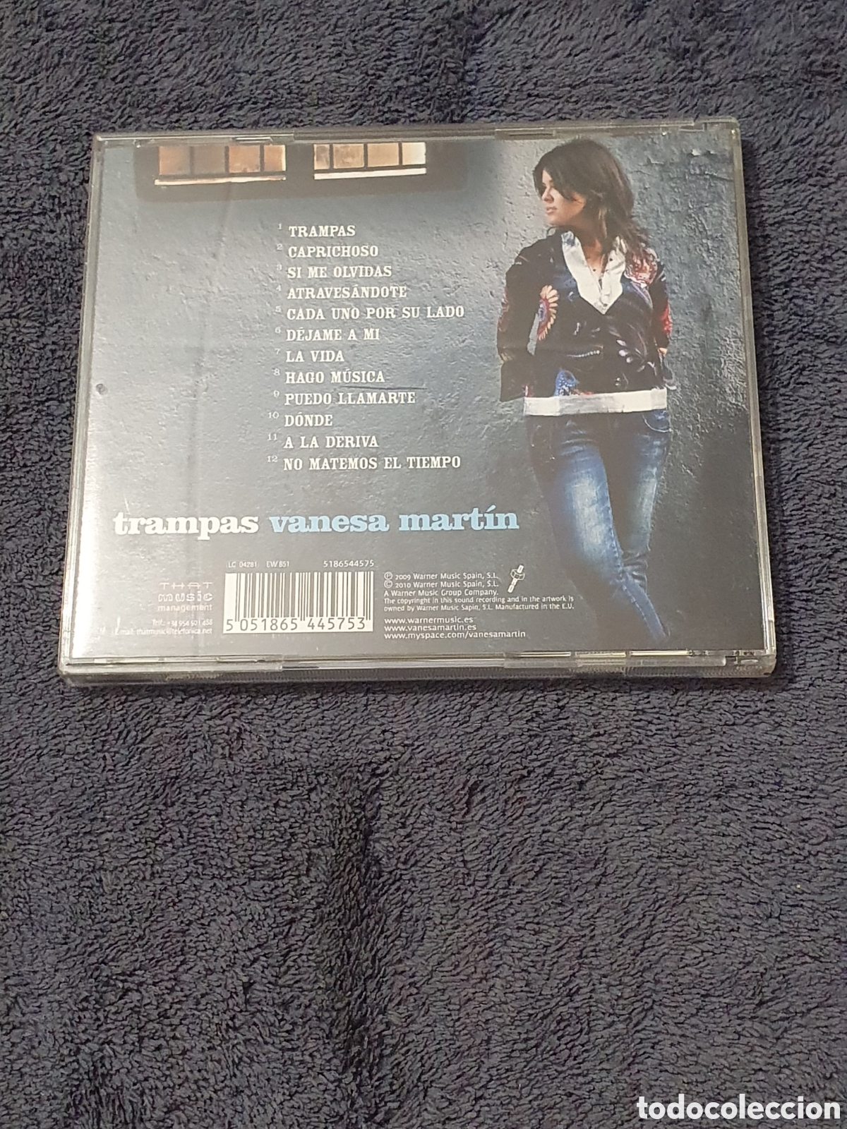 CDs de m&uacute;sica: CD34. Vanesa Mart&iacute;n - Trampas 2010. - Foto 3