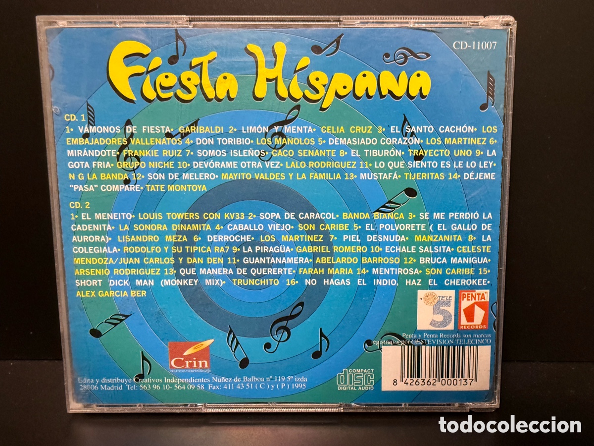 CDs de m&uacute;sica: Varios - Fiesta Hispana (2xCD) - Foto 2