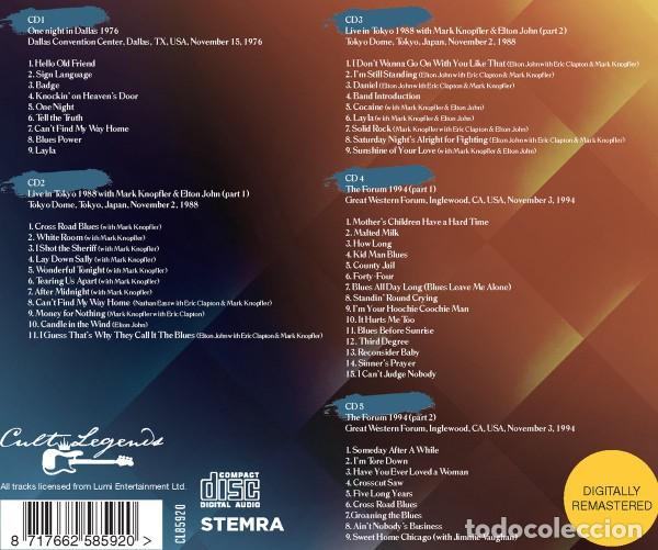 CDs de m&uacute;sica: Eric Clapton &ndash; The Broadcast Collection 1976 - 1994 CD - Foto 2