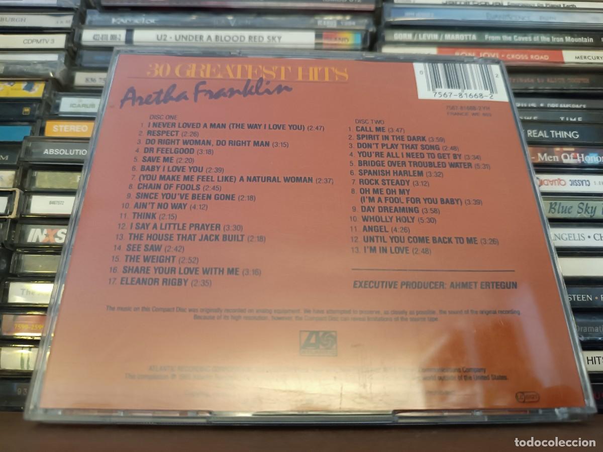 CDs de m&uacute;sica: Aretha Franklin &lrm;&ndash; 30 Greatest Hits-CD - Foto 2