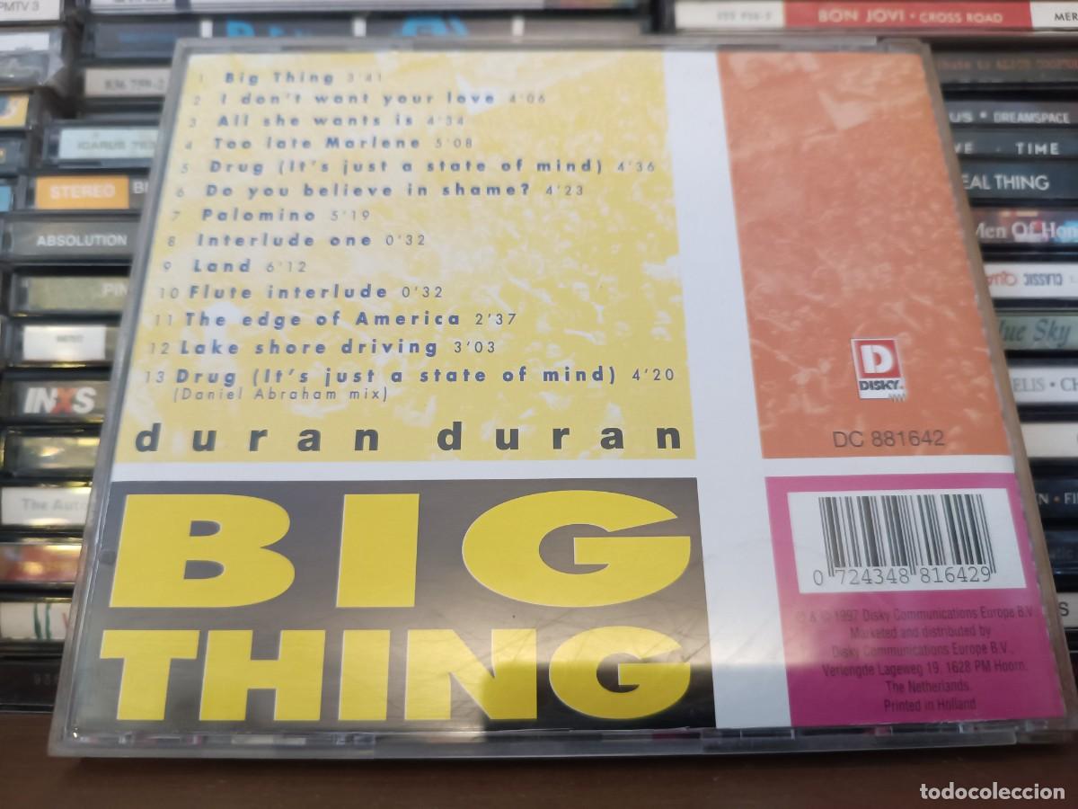 CDs de m&uacute;sica: Duran Duran &lrm;&ndash; Big Thing-CD - Foto 2
