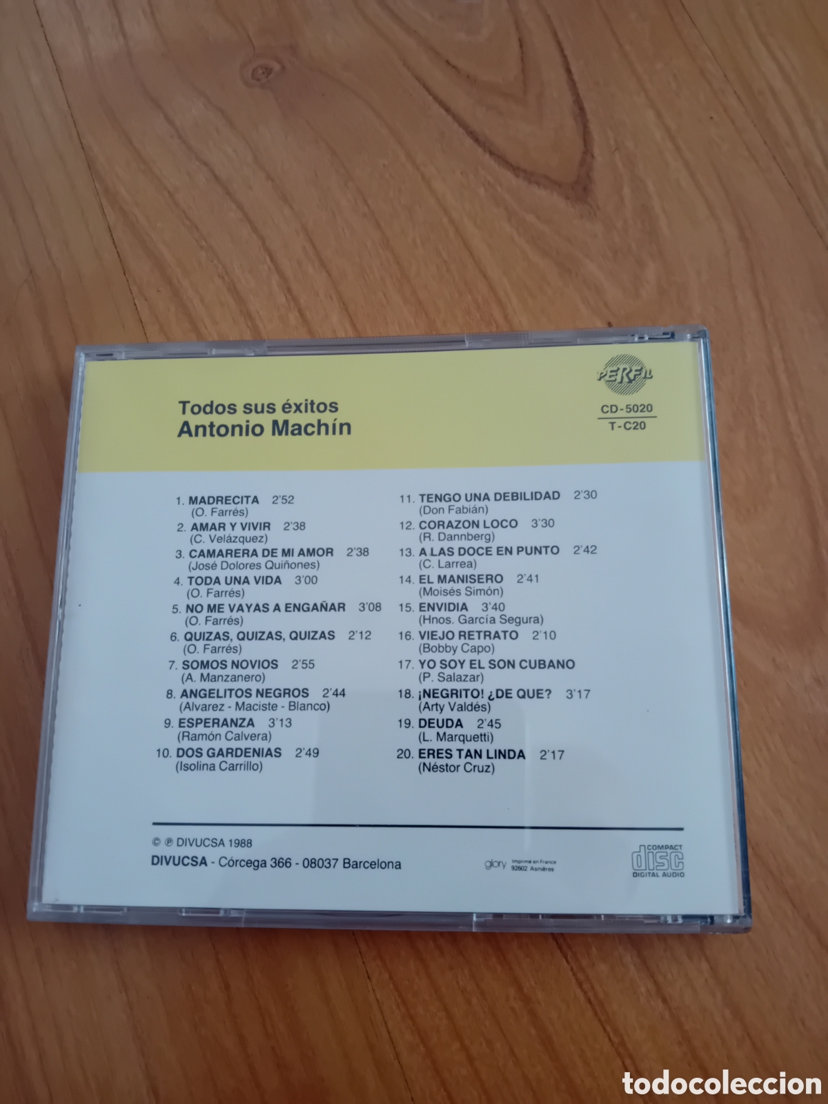 CDs de m&uacute;sica: ANTONIO MACHIN. TODOS SUS EXITOS - Foto 2