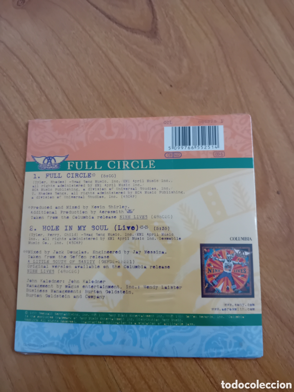 CDs de m&uacute;sica: AEROSMITH. FULL CIRCLE. AUN PRECINTADO - Foto 2