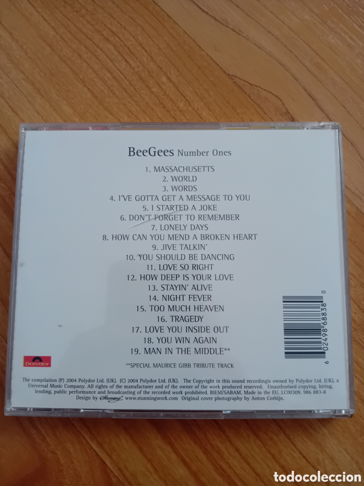 CDs de m&uacute;sica: BEE GEES. NUMBER ONES - Foto 2