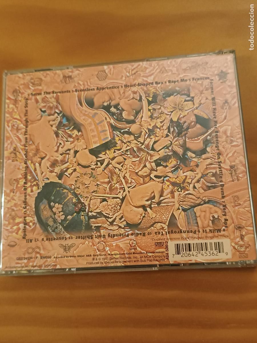 CDs de m&uacute;sica: NIRVANA - IN UTERO (1993) CD ROCK - Foto 2