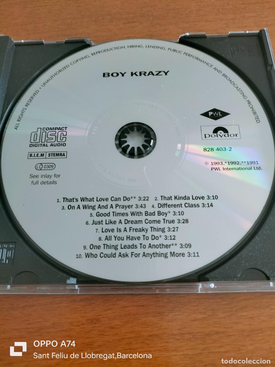 CDs de m&uacute;sica: RAR CD. BOY CRAZY. MISMO T&Iacute;TULO. 1993 - Foto 2