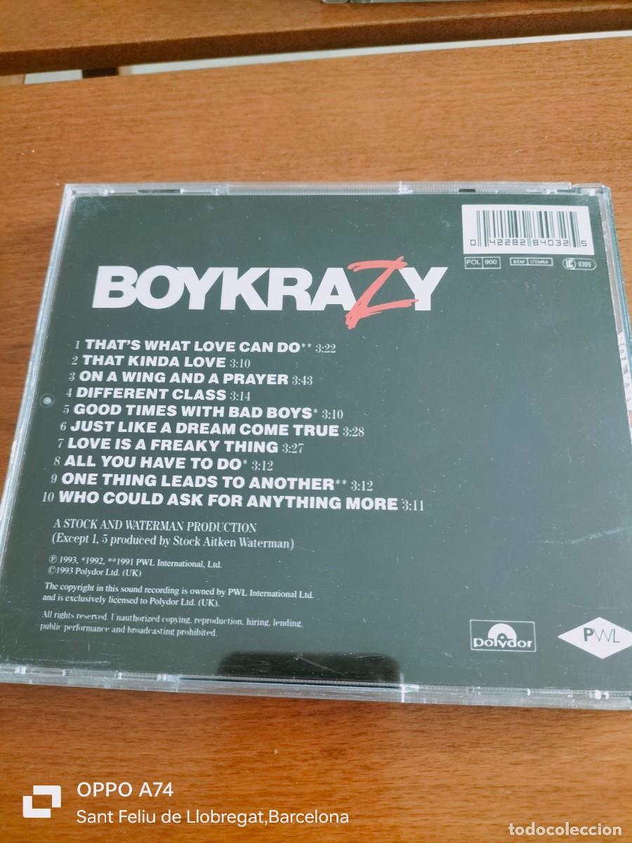 CDs de m&uacute;sica: RAR CD. BOY CRAZY. MISMO T&Iacute;TULO. 1993 - Foto 3