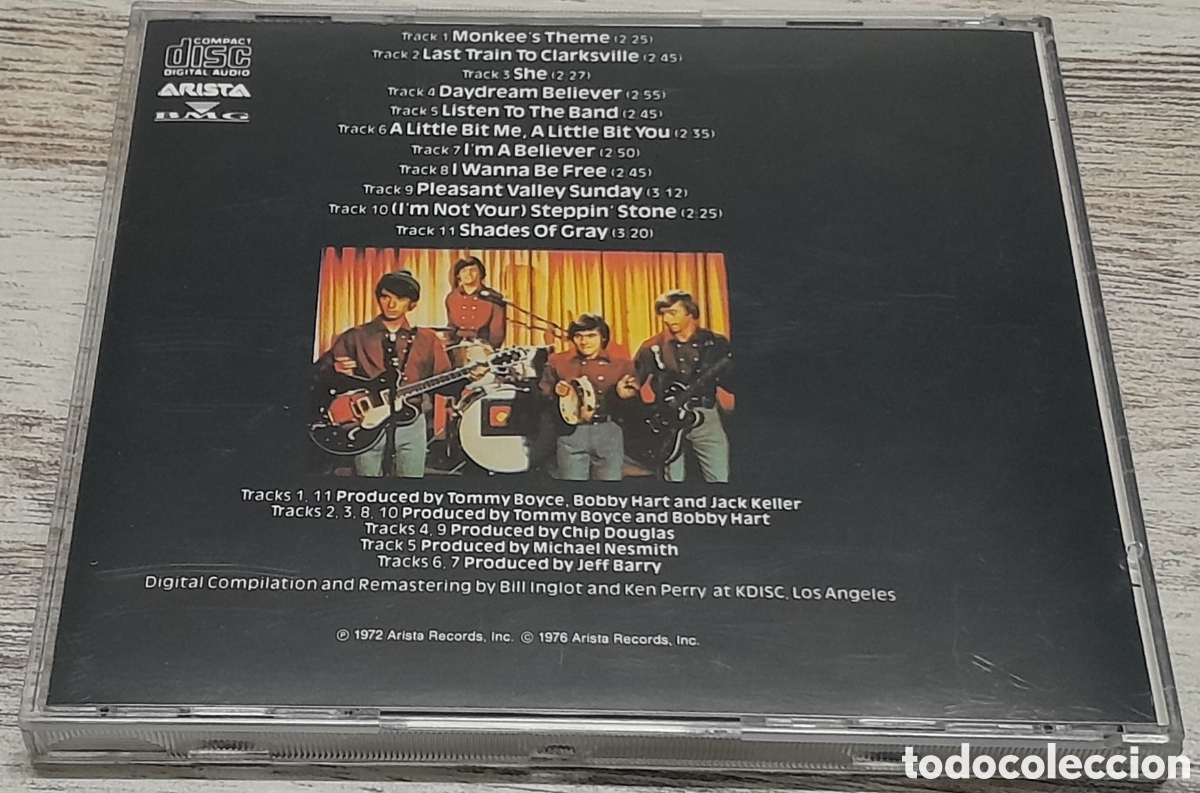 CDs de m&uacute;sica: THE MONKEES - GREATEST HITS - Foto 2