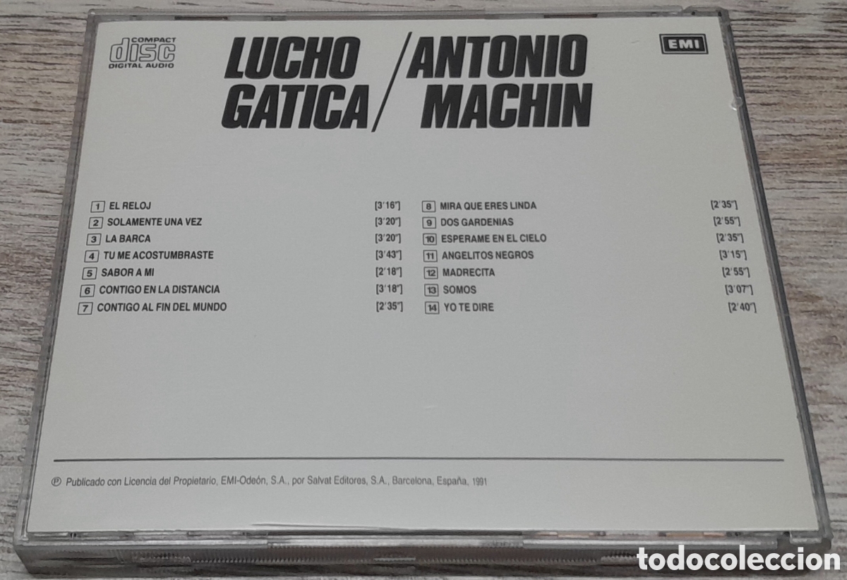 CDs de m&uacute;sica: LUCHO GATICA - ANTONIO MACHIN - Foto 2