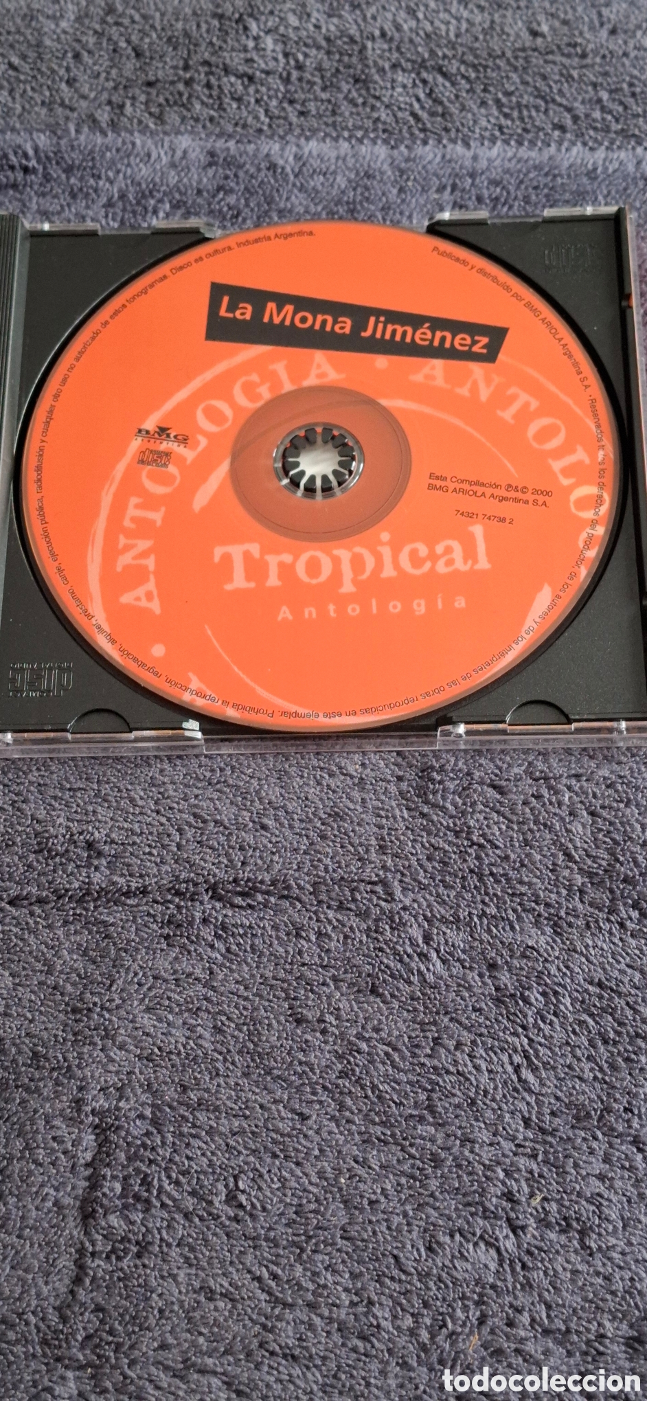 CDs de m&uacute;sica: CD35. La Mona Jim&eacute;nez - Antologia, 2000. - Foto 2