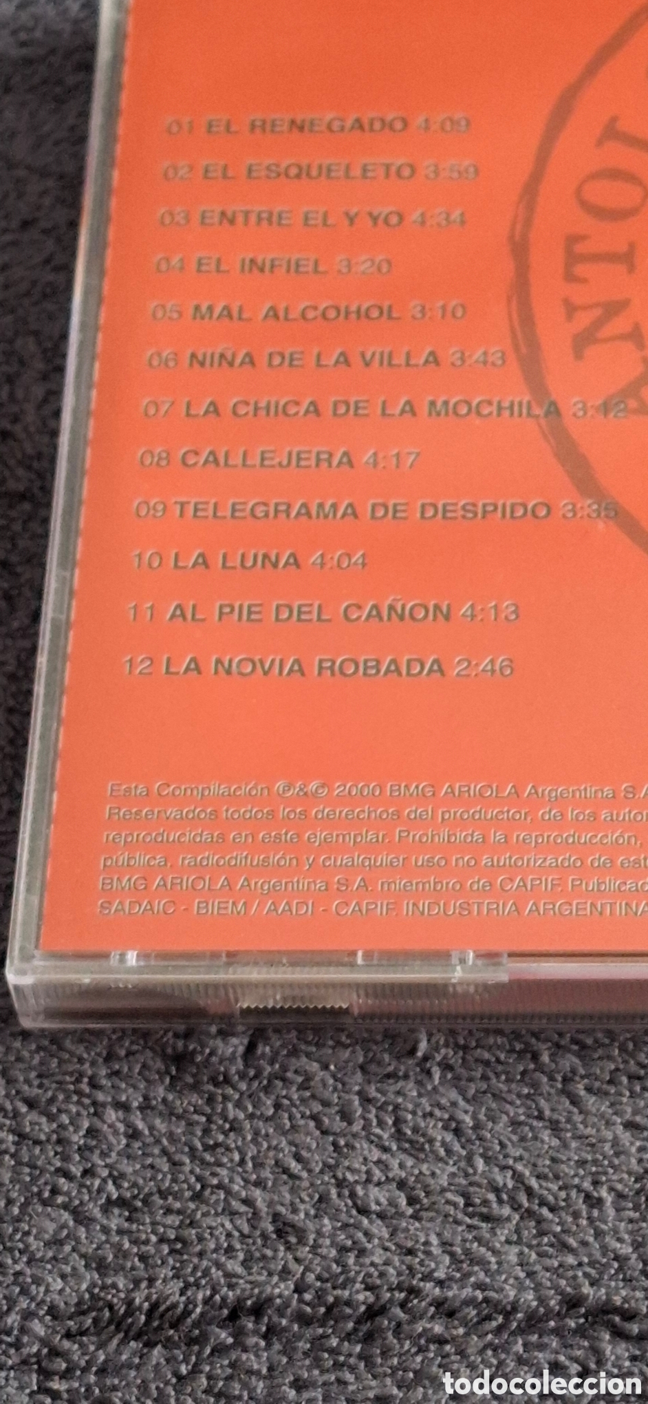 CDs de m&uacute;sica: CD35. La Mona Jim&eacute;nez - Antologia, 2000. - Foto 5