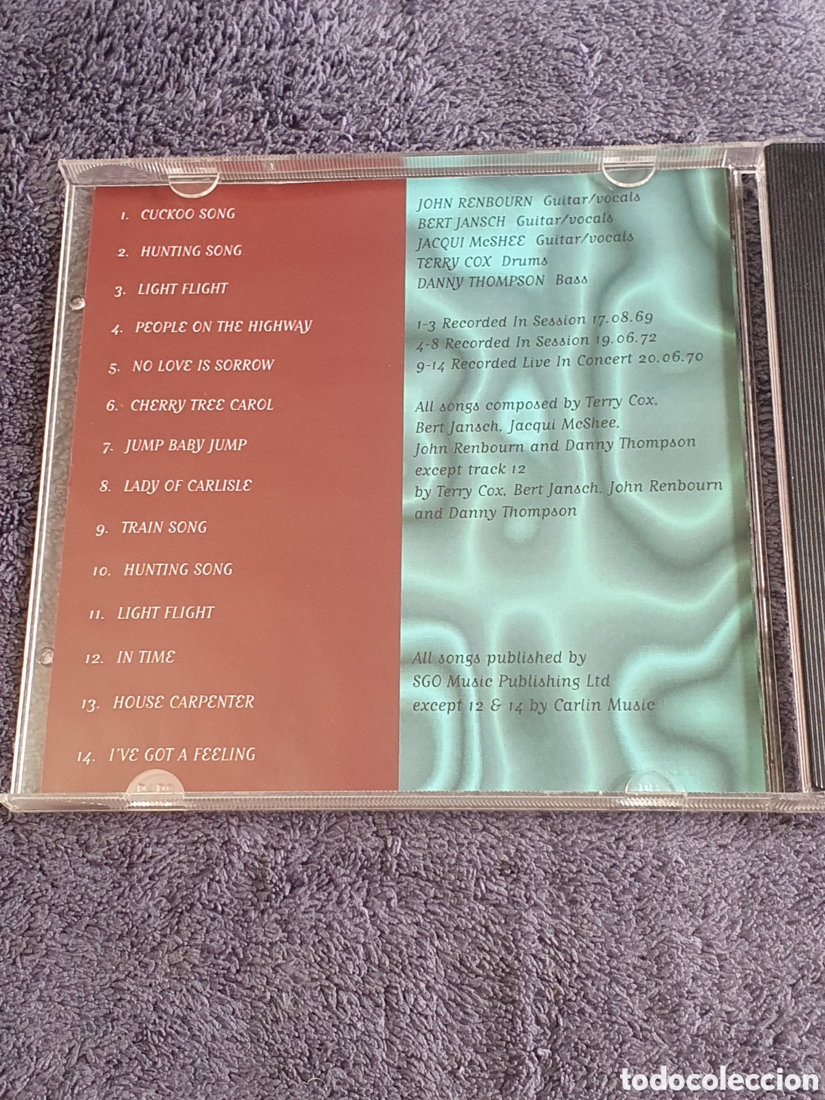 CDs de m&uacute;sica: CD35. Pentangle - On Air, 2000. - Foto 3