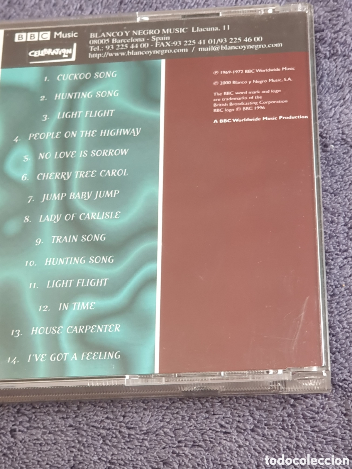 CDs de m&uacute;sica: CD35. Pentangle - On Air, 2000. - Foto 5