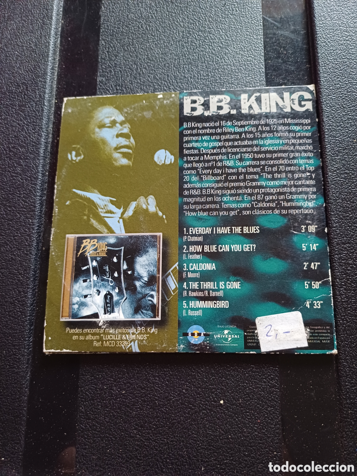 CDs de m&uacute;sica: B.B. King Grandes Mitos CD - Foto 2
