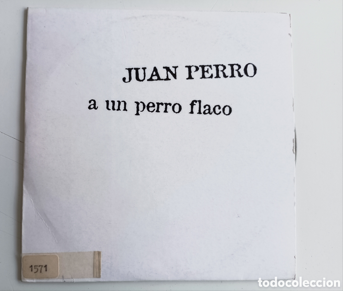 CDs de m&uacute;sica: Juan Perro - A un perro flaco - Foto 1