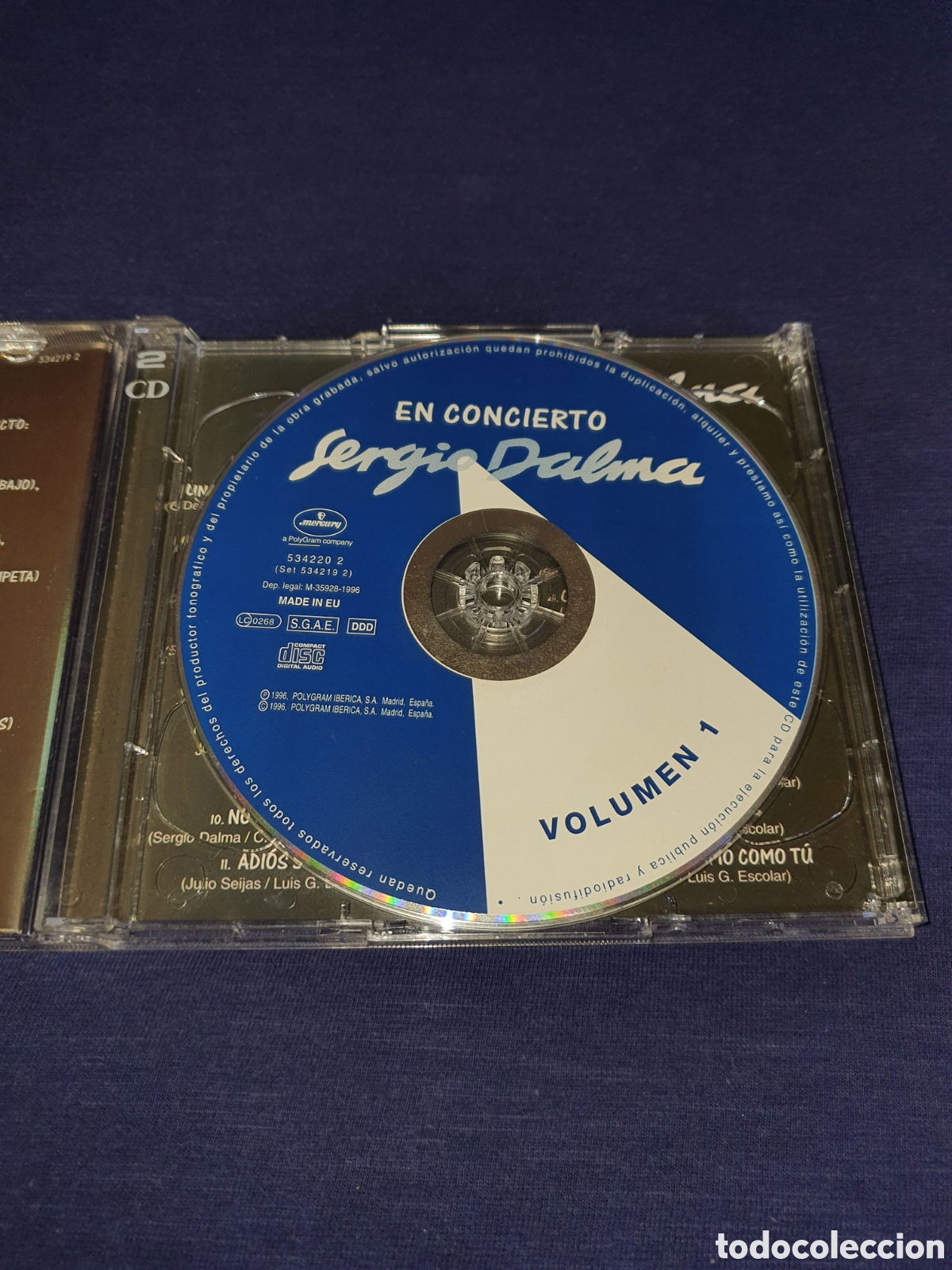 CDs de m&uacute;sica: Sergio Dalma En concierto - Foto 3