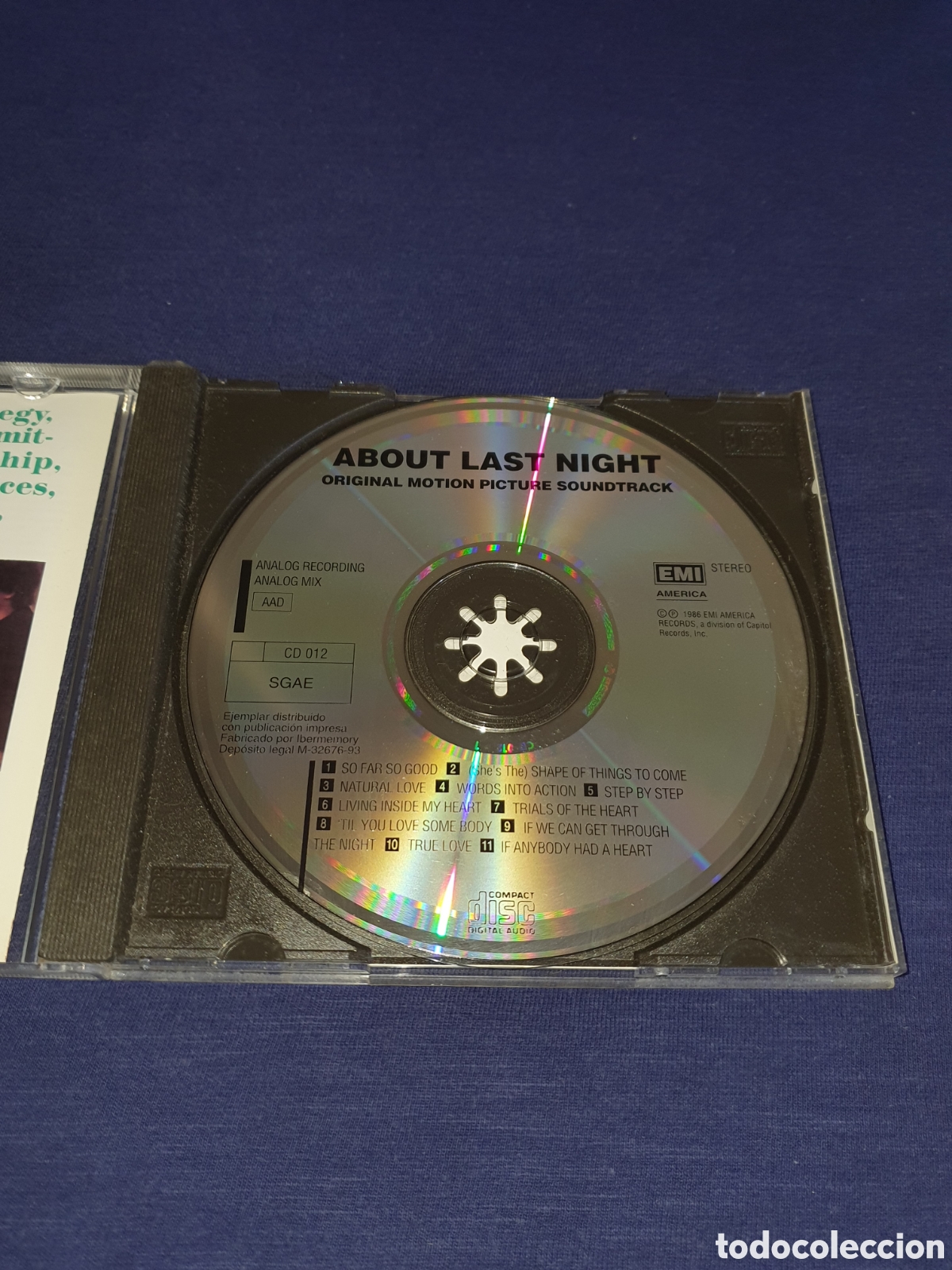 CDs de m&uacute;sica: About Last Night Soundtrack - Foto 3