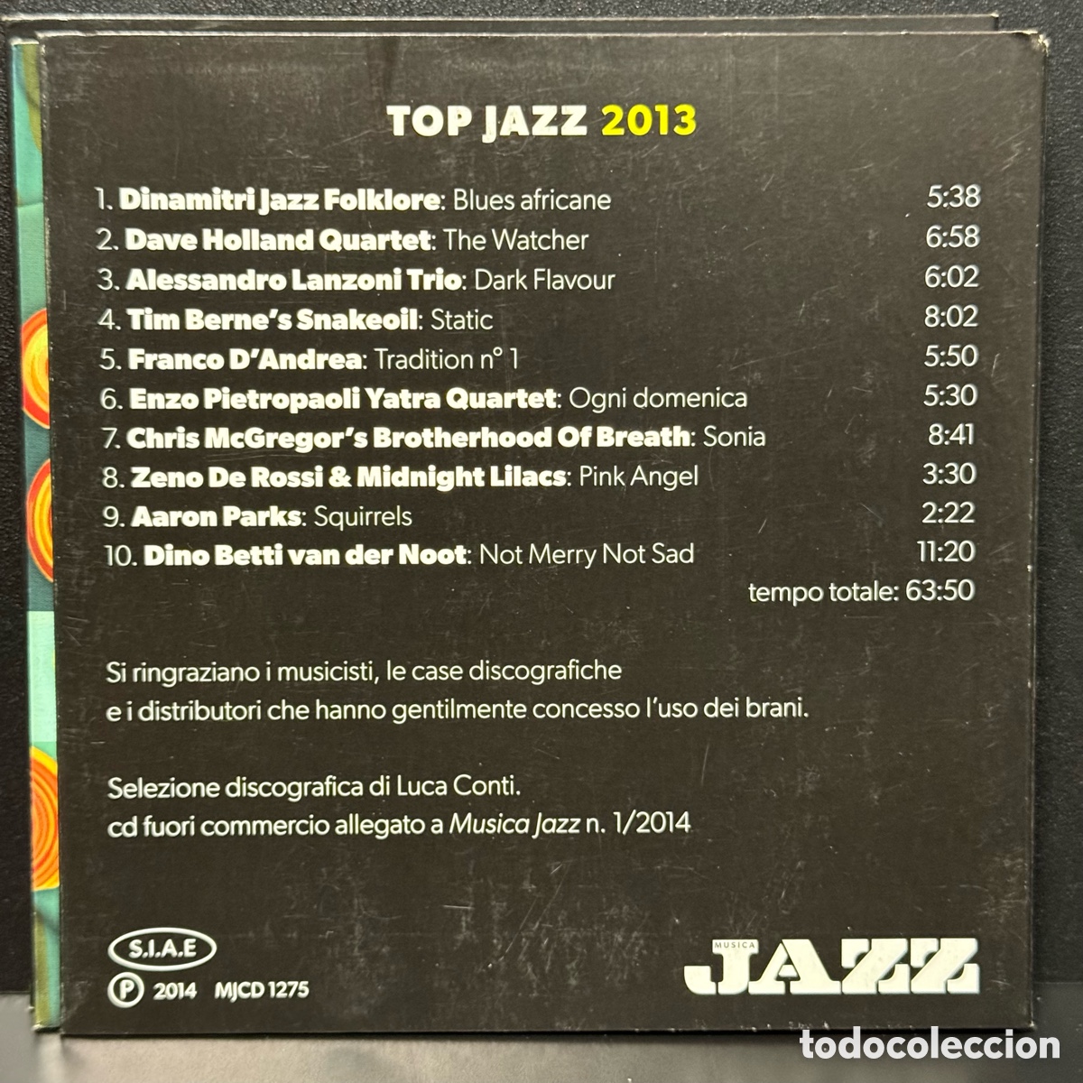 CDs de m&uacute;sica: Various - Top Jazz 2013 (CD) - Foto 2