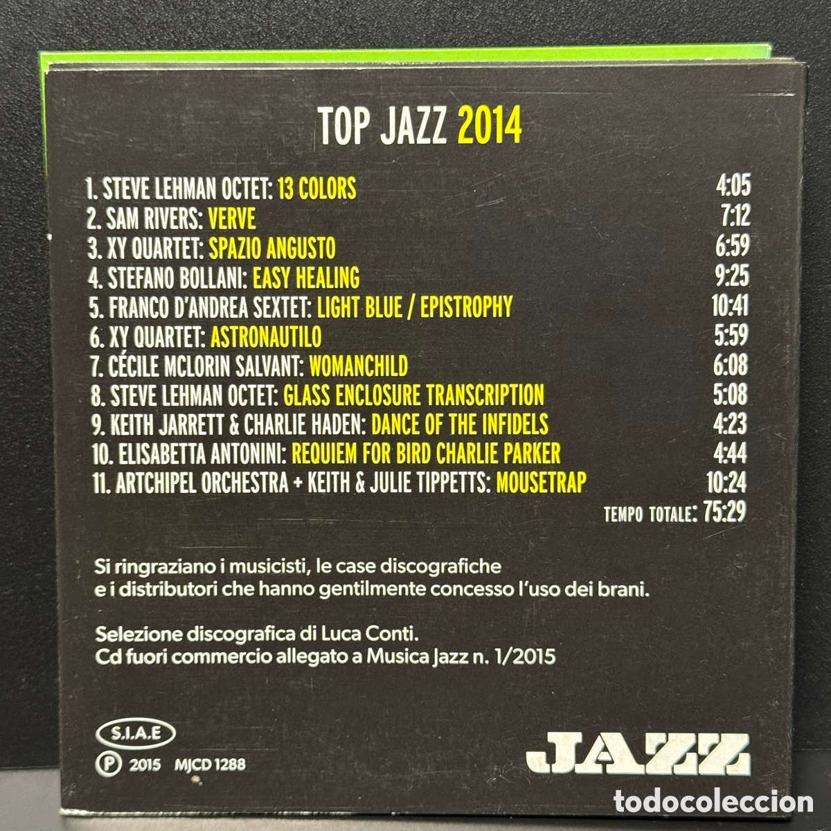 CDs de m&uacute;sica: Various - Top Jazz 2014 (CD) - Foto 2