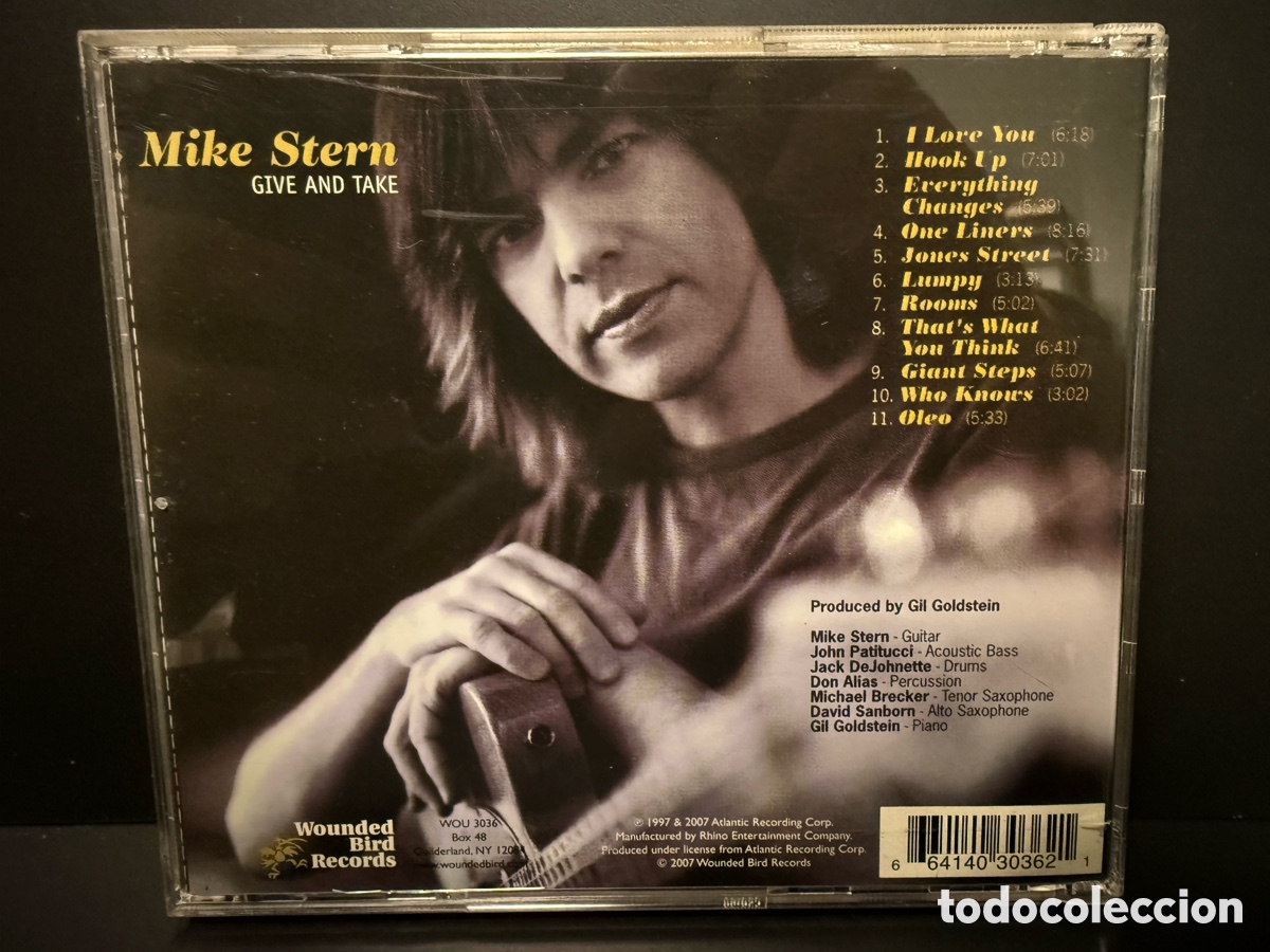 CDs de m&uacute;sica: Mike Stern - Give And Take (CD) - Foto 3