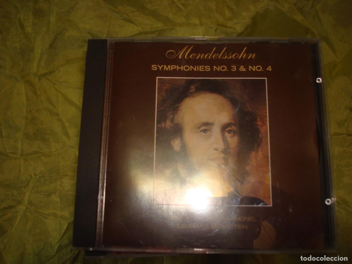 CDs de m&uacute;sica: MENDELSSOHN. SYMPHONIES NO. 3 & 4. CD. IMPECABLE(#) - Foto 1
