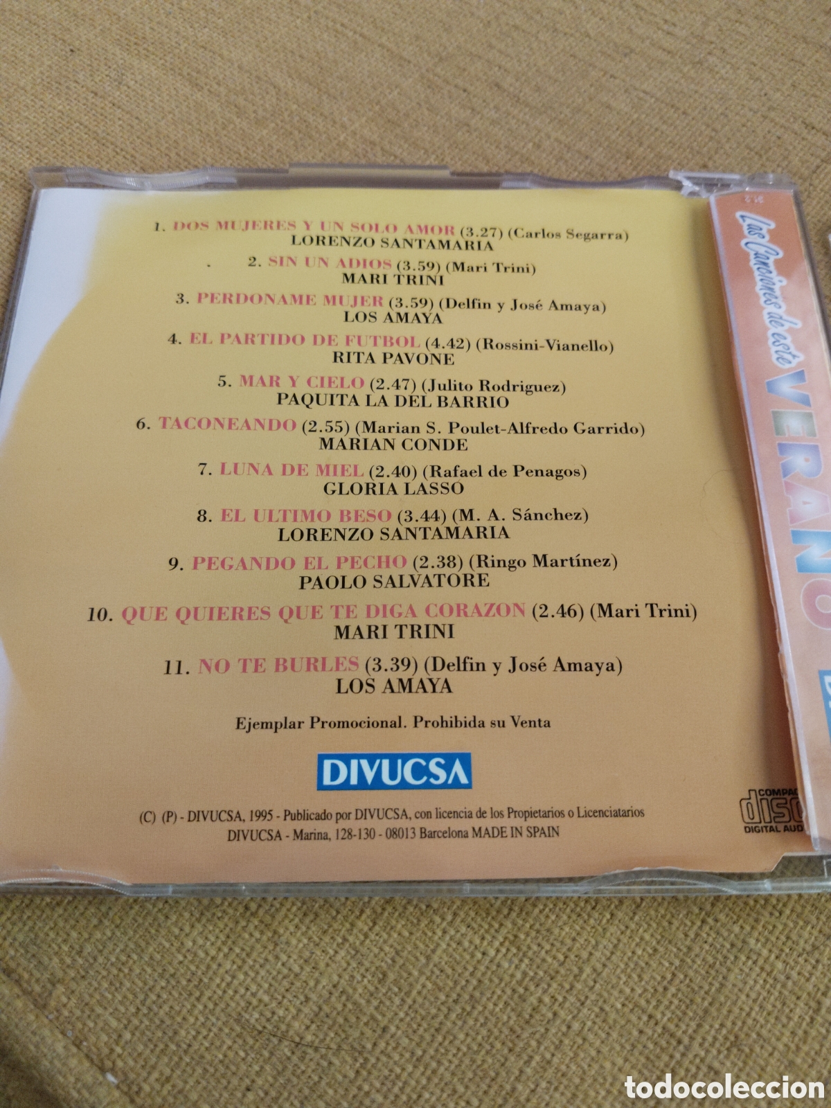 CDs de m&uacute;sica: las canciones de este verano. Cd single - Foto 3