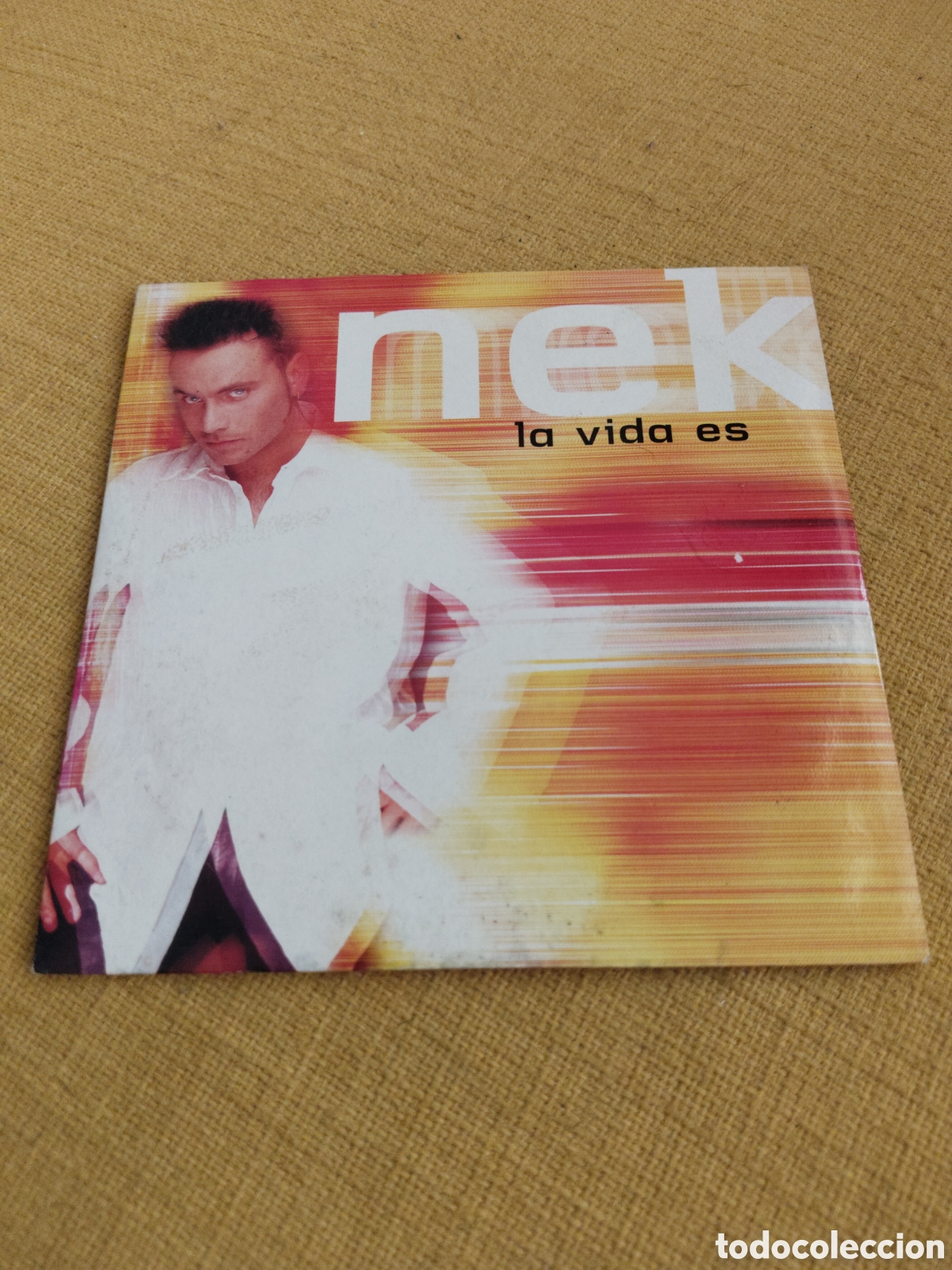 CDs de m&uacute;sica: Nek&nbsp;&ndash;&nbsp;La Vida Es. Cd single promo 2000 Espa&ntilde;a - Foto 1