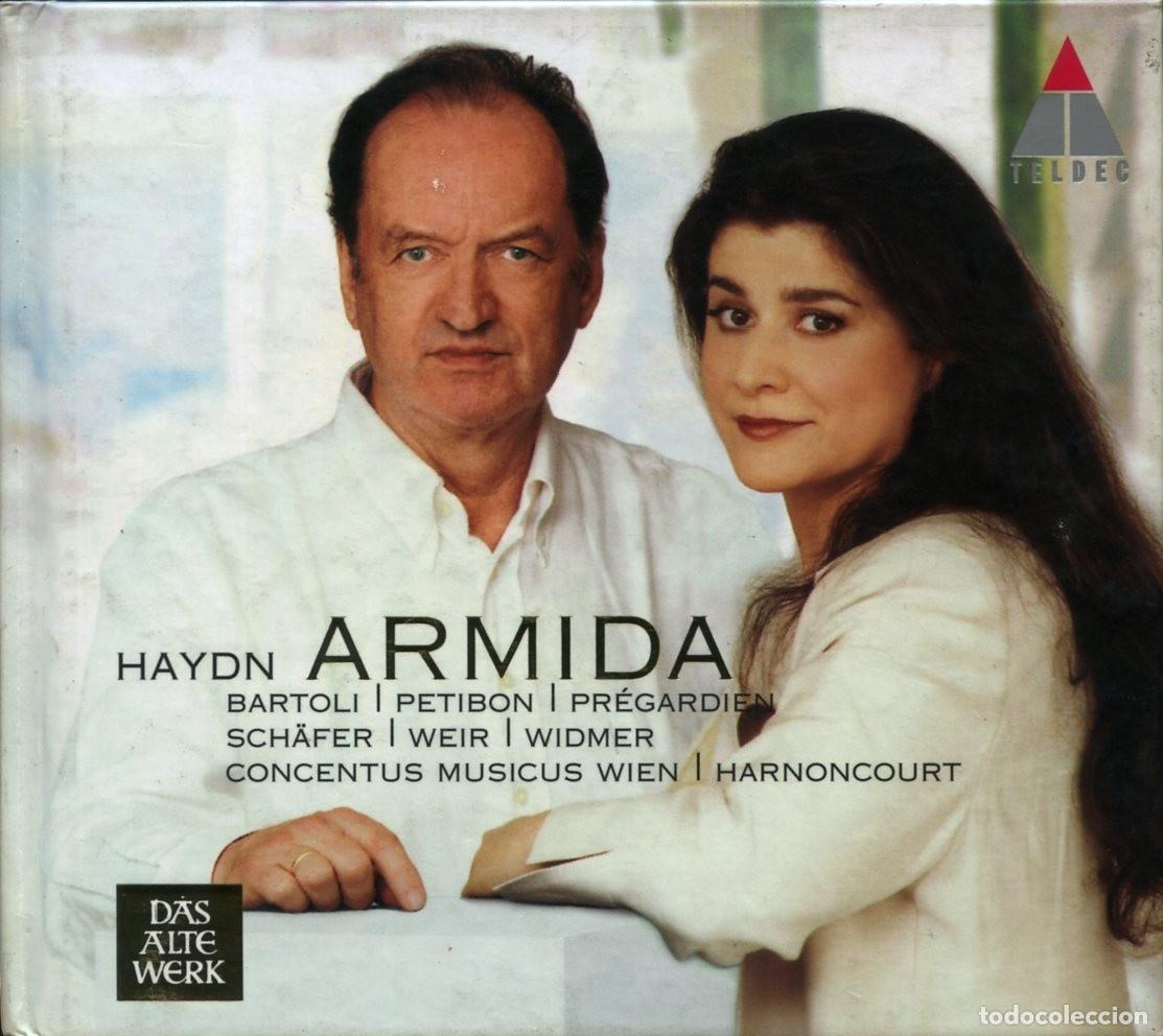 CDs de m&uacute;sica: HAYDN. ARMIDA. CECILIA BARTOLI. Disco-Libro con 2 CDs. - Foto 1