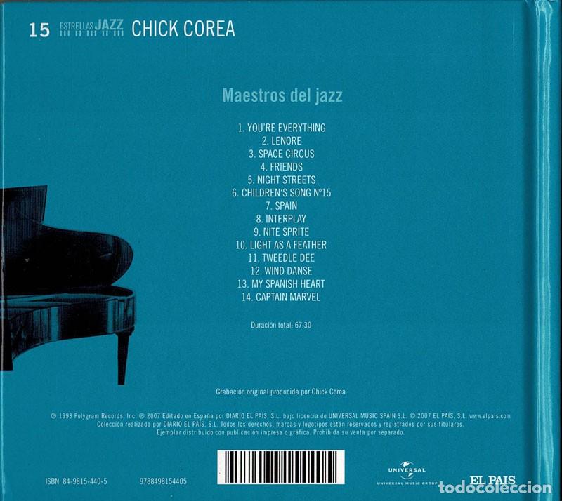 CDs de m&uacute;sica: Chick Corea - Maestros Del Jazz. CD - Foto 2