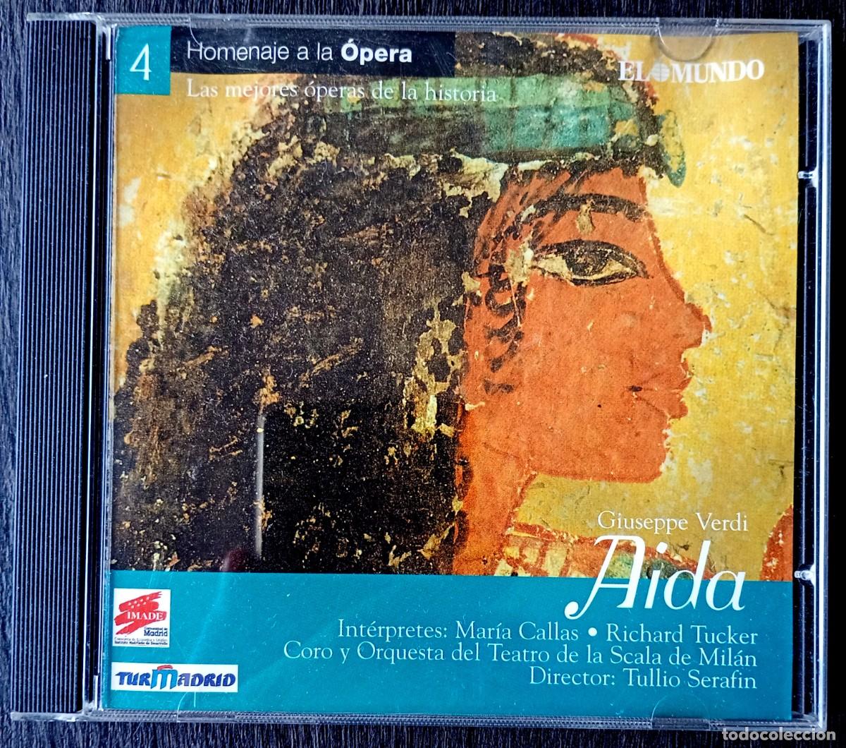 CDs de m&uacute;sica: Verdi . Aida . Homenaje a la &oacute;pera - Foto 1