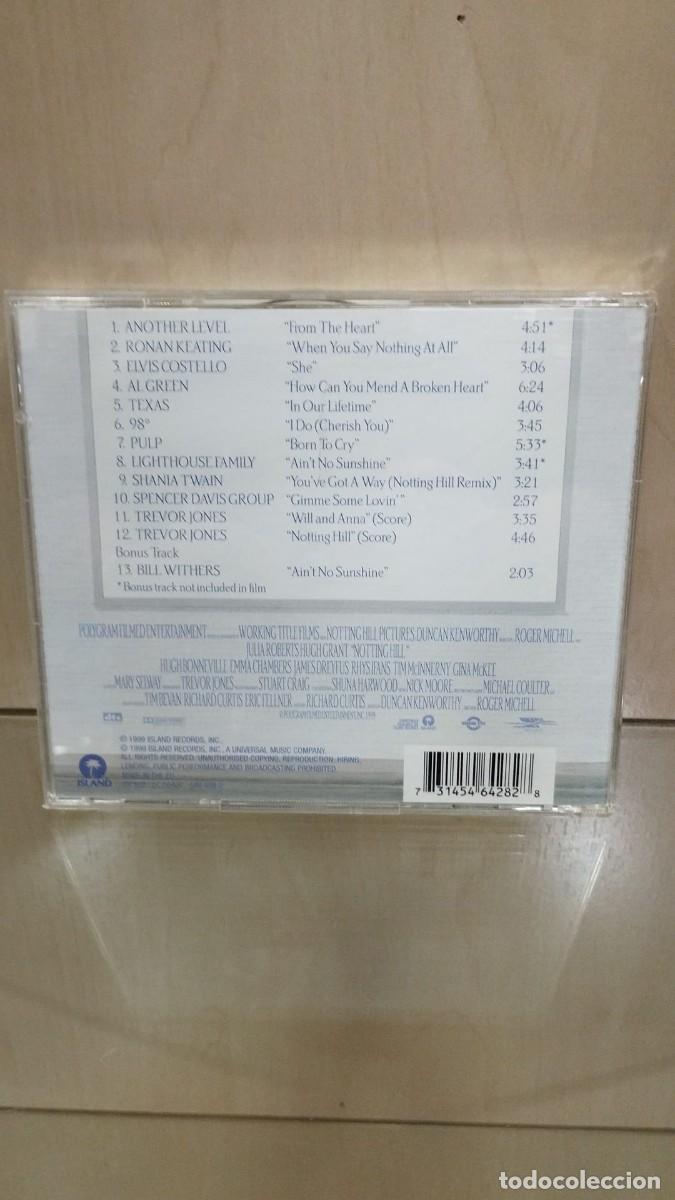 CDs de m&uacute;sica: Notting Hill BSO (BANDA SONORA) - Foto 2