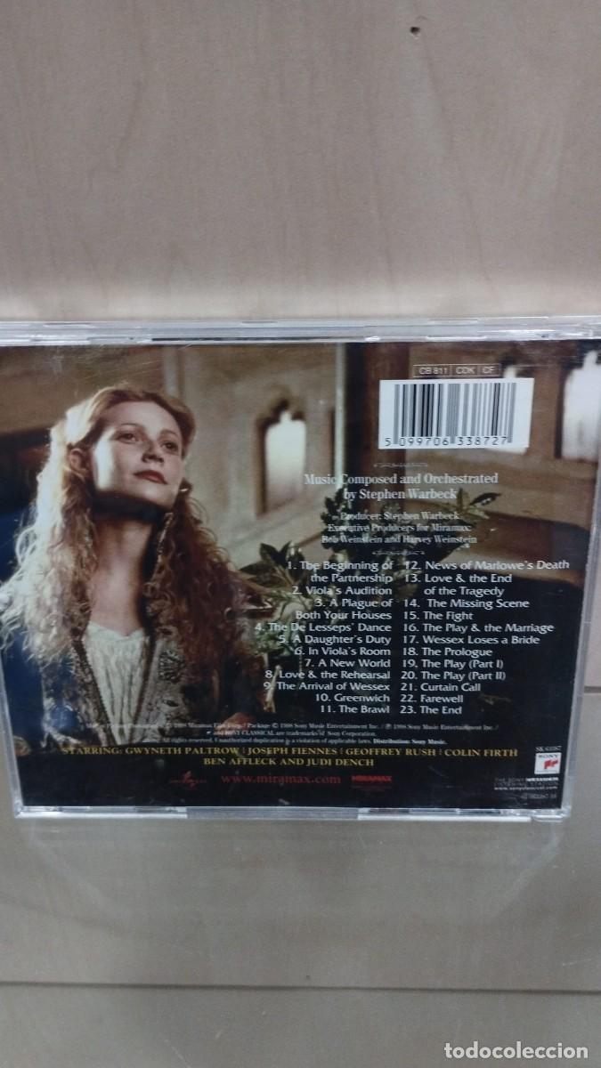 CDs de m&uacute;sica: Shakespeare In Love (B.S.O.) - Foto 2
