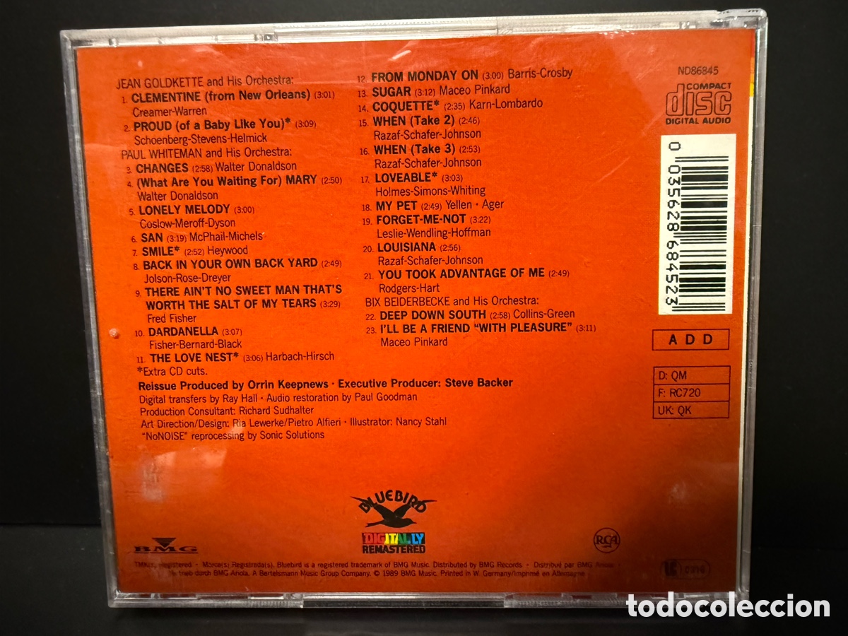CDs de m&uacute;sica: Bix Beiderbecke - Bix Lives! (CD) - Foto 2