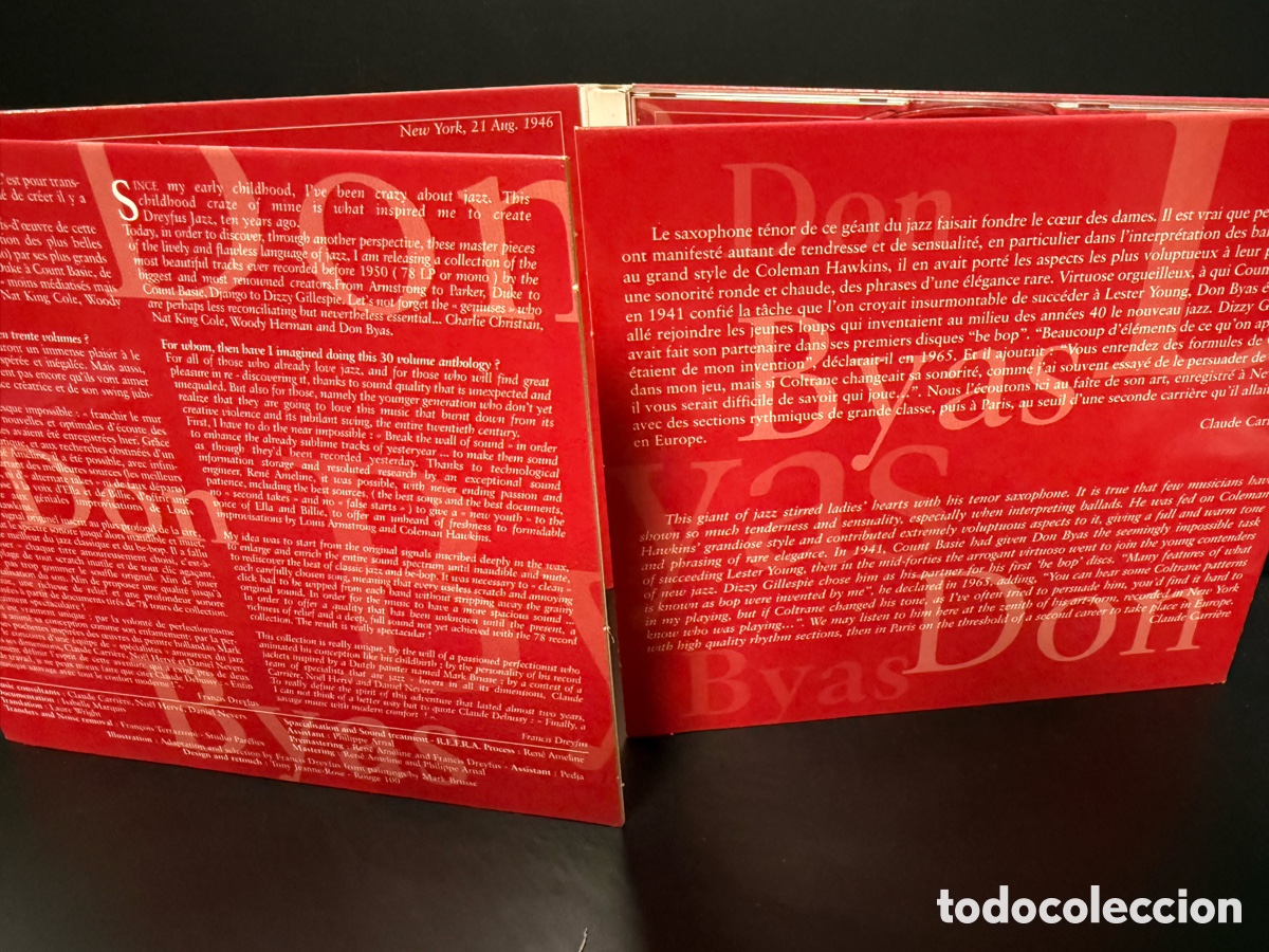 CDs de m&uacute;sica: Don Byas - Laura (CD) - Foto 3