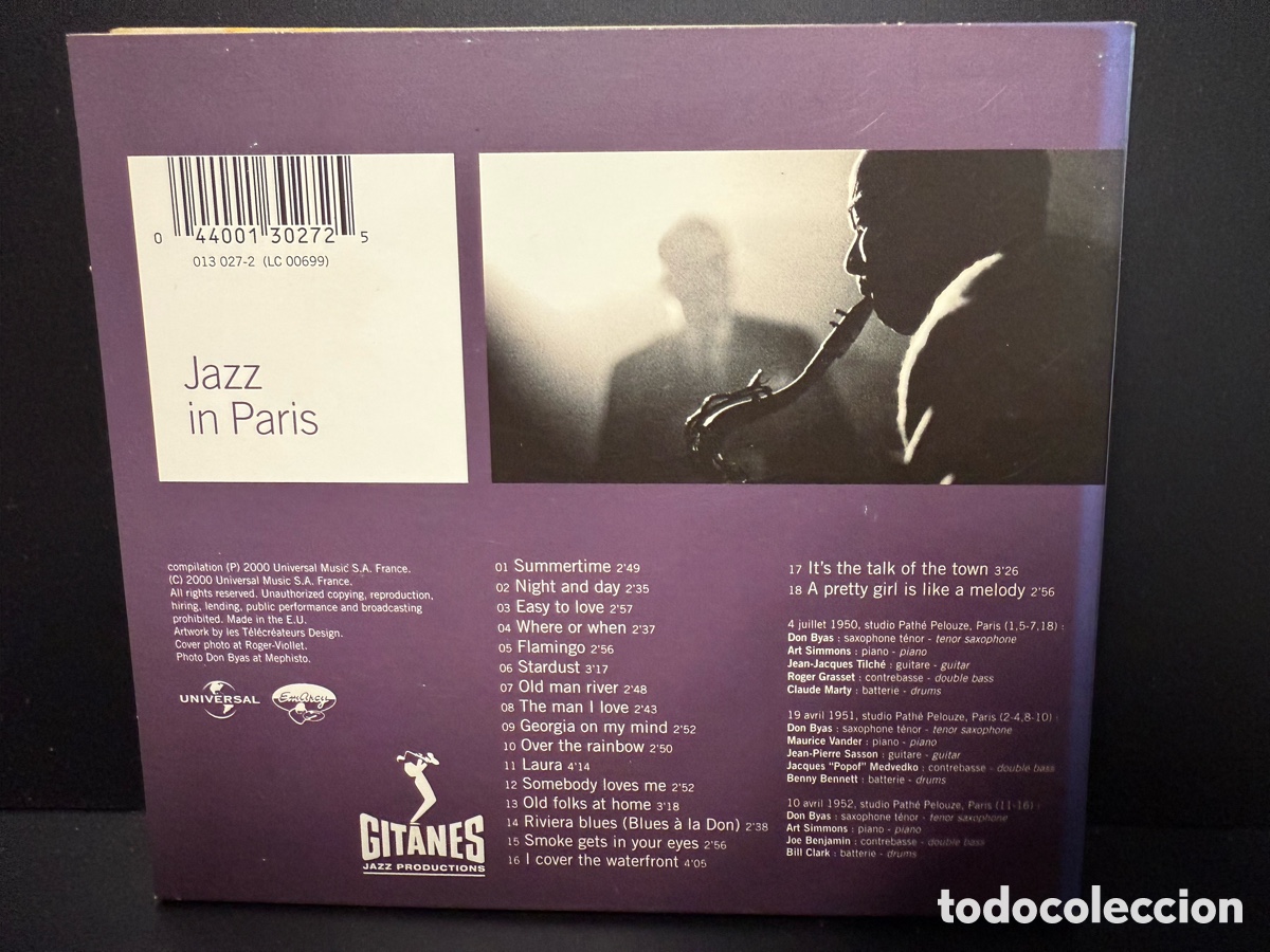 CDs de m&uacute;sica: Don Byas - Laura (CD) - Foto 3