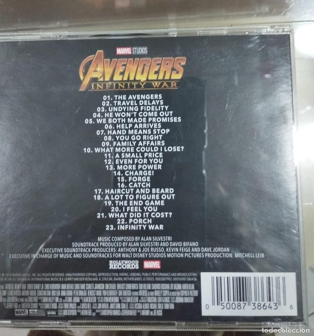 CDs de m&uacute;sica: Avengers - Infinity War B.S.O. - Foto 2