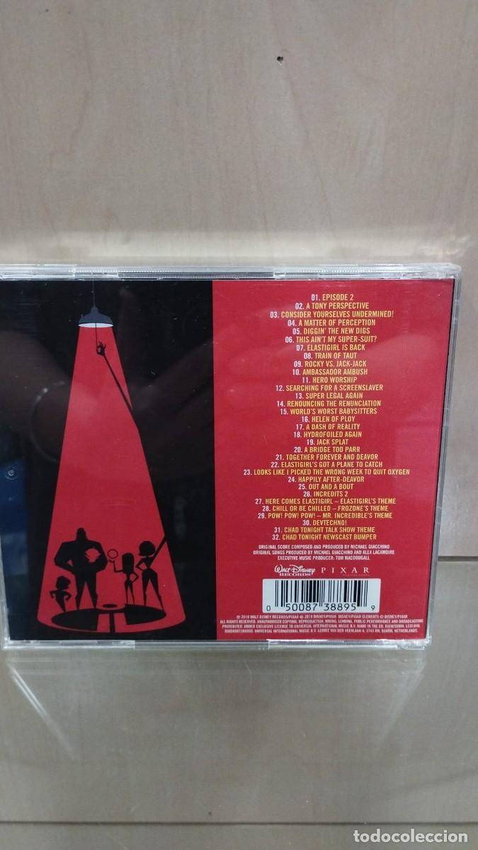 CDs de m&uacute;sica: Incredibles 2 B.S.O. (Los Incre&iacute;bles 2) - Foto 2