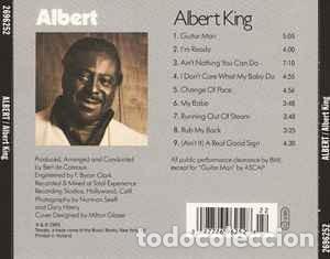 CDs de m&uacute;sica: Albert King - Albert (CD) Label:Tomato Cat#: 2696252 - Foto 2