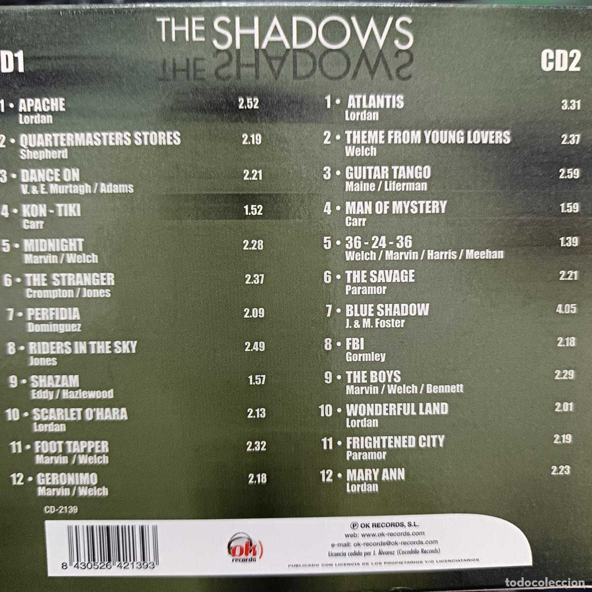 CDs de m&uacute;sica: THE SHADOWS, BOX 2CDs - Foto 2
