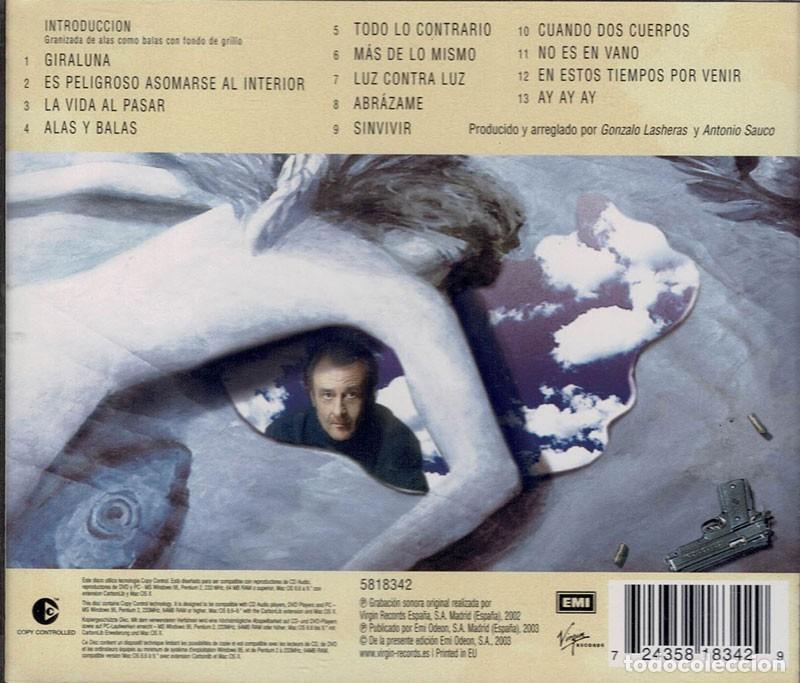 CDs de m&uacute;sica: Luis Eduardo Aute - Alas Y Balas. CD - Foto 2