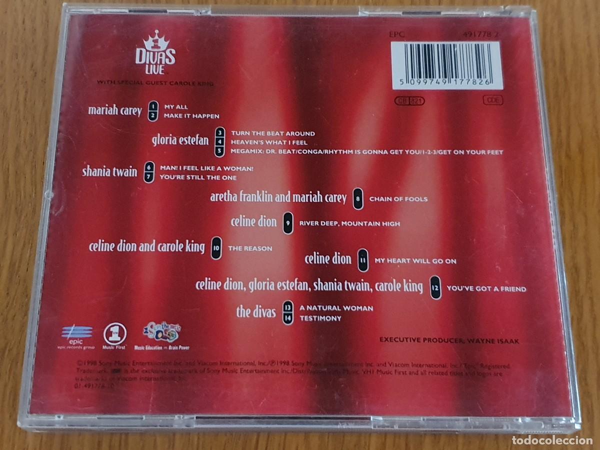 CDs de m&uacute;sica: CD Divas Live - VH1 - 1998 - Foto 3